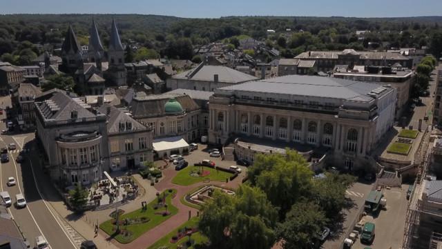Vu du Ciel de l'été : Spa et ses environs