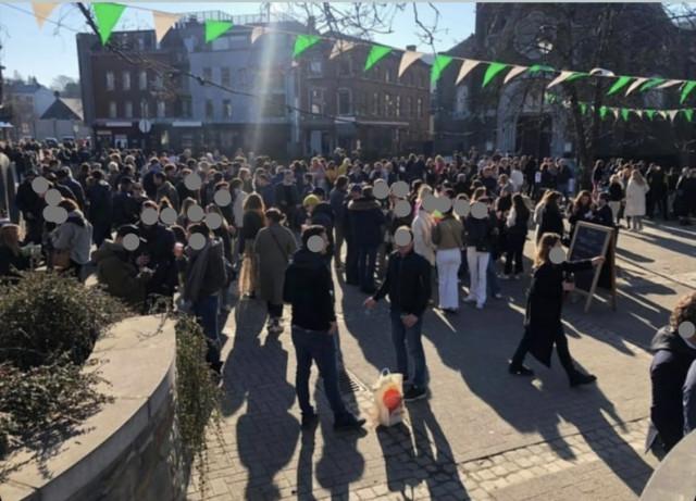 La foule à Tilff !