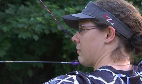La para-archère saint-georgienne Chrystelle Cimetta vise les Jeux Paralympiques