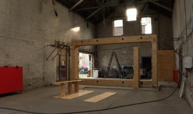 La première wikihouse de Belgique bâtie à Liège