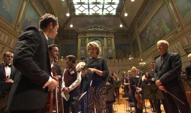 La reine Mathilde se passionne pour la musique à Liège