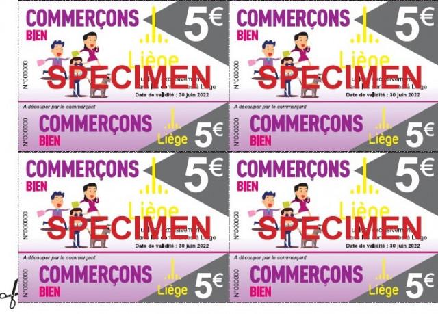 Lancement des "chèques commerces" pour les Liégeois