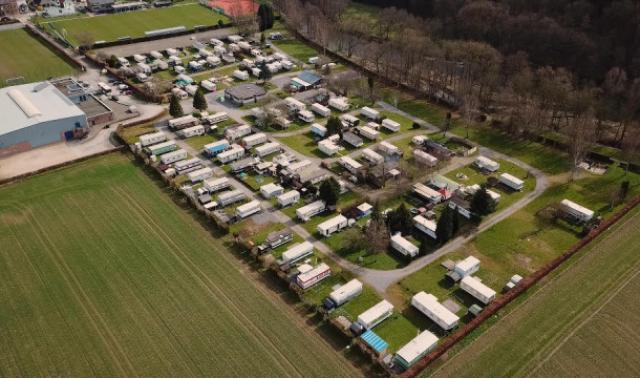 Le camping de Hamoir, désormais vide ! 