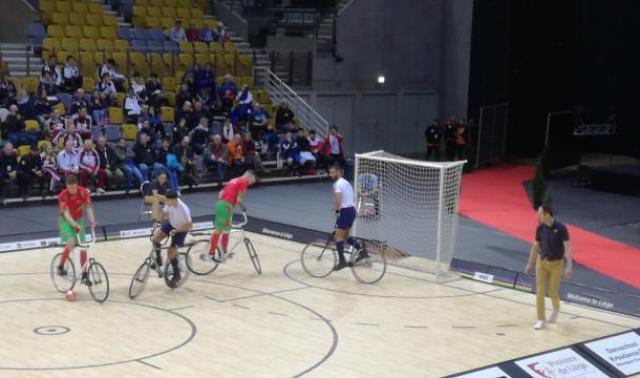 Le gratin du cycle-ball et du cyclisme artistique à Liège 