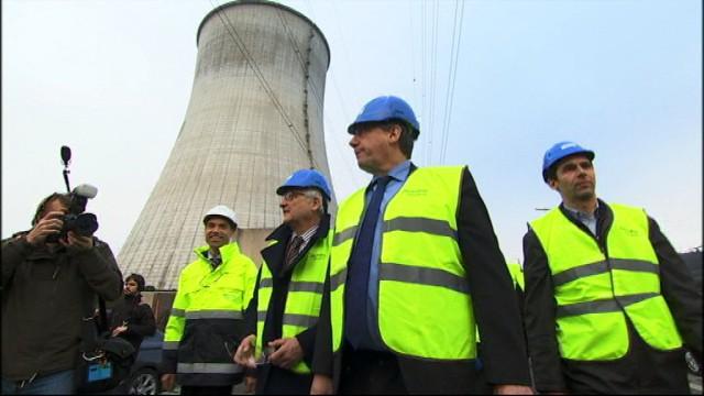 Le ministre de l'intérieur Jan Jambon est en visite à Tihange 