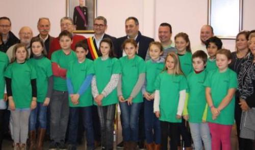 Le nouveau conseil communal des enfants de Trooz