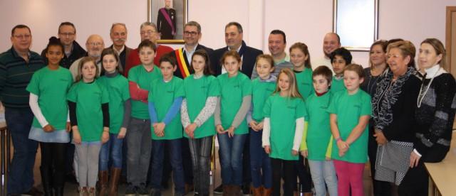 Le nouveau conseil communal des enfants de Trooz