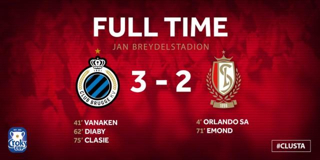 Le Standard en finale de la coupe de Belgique 
