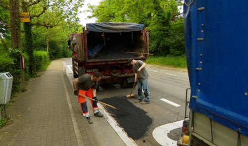 La Ville de Liège rebouche ses nids de poule