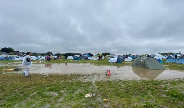 Camping des Ardentes : une cinquantaine de tentes inondées 