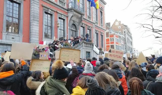 Les jeunes Liégeois mobilisés en faveur du climat