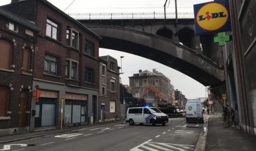 Liège : incendie et effondrement de façade