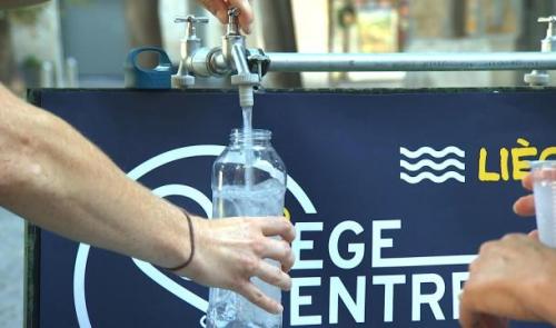 Liège : points d'eau potable temporaires 