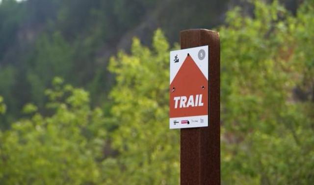 Nouveau balisage des pistes de trail à Huy