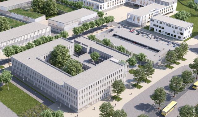 Nouveau bâtiment au MontLégia : 330 pieux nécessaires