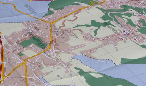 Nouvelle carte avec chemins de mobilité "active" à Chaudfontaine