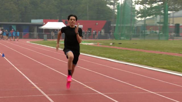 Nouvelle piste d'athlétisme indoor à Seraing