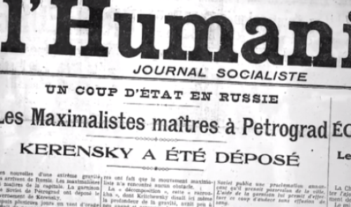 Octobre 1917-Octobre 2017 : la Révolution russe a 100 ans 