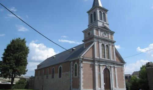 Ouffet : les dégâts suite à l'incendie de la collégiale Saint-Médard