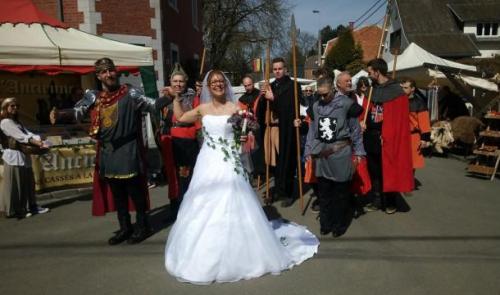 Ouffet : un mariage aux Médiévales 