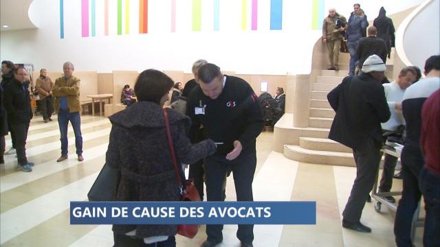Palais de justice : mesures de sécurité allégées pour les avocats
