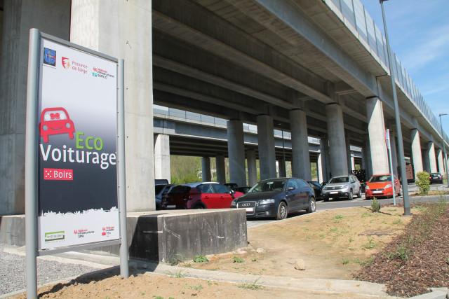 Parking d'éco-voiturage à Bassenge 