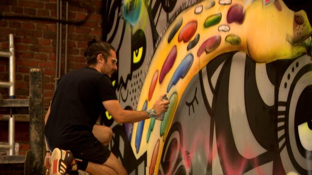 Petit-Hallet: Le Street Art invité à la Cour des Arts