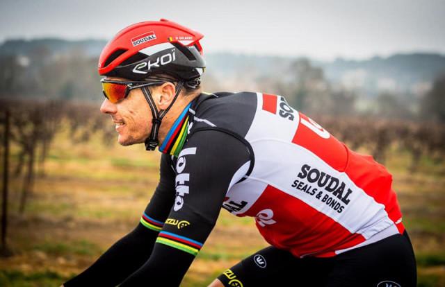 Philippe Gilbert en leader pour la course d'ouverture