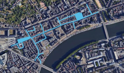 Un nouveau piétonnier au coeur de Liège