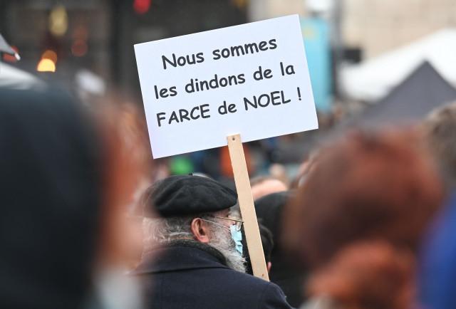 Plusieurs centaines de personnes rassemblées contre les mesures envers la culture à Liège