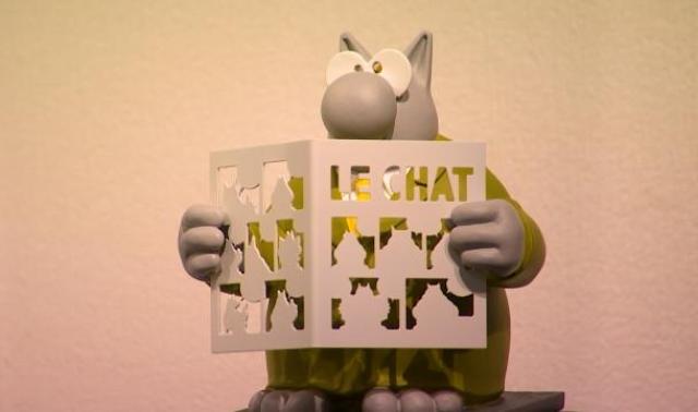 Pour ses 40 ans, le Chat s'expose à la Galerie Liehrmann