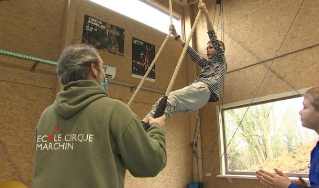 Premier stage organisé dans la toute nouvelle Ecole du cirque