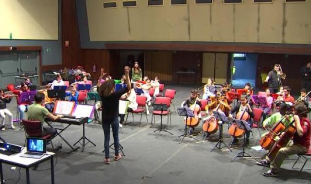 Première répétition pour l'orchestre El Sistema