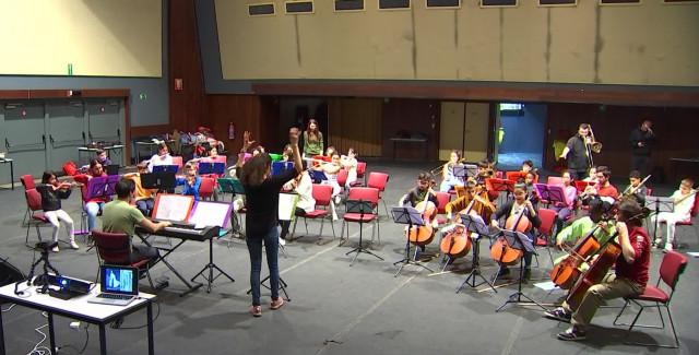 Première répétition pour l'orchestre El Sistema