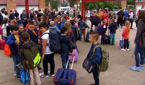 Rentrée des classes en zone sinistrée 