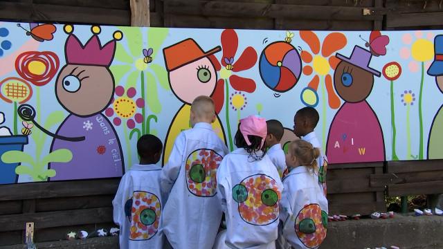 Sacré-Coeur Seraing: L'art a transformé les cours de récréation
