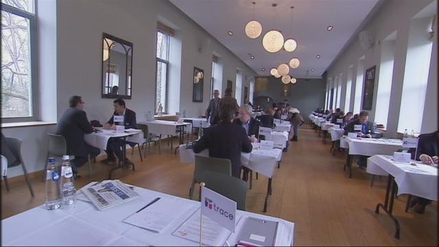 Speed coaching avec 100 grands patrons au Cercle de Wallonie 