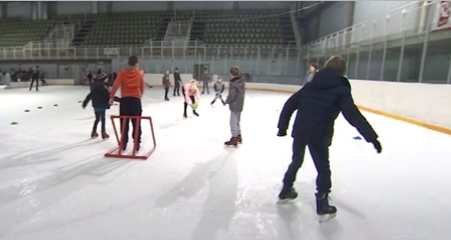 Stage de patinage à la patinoire de Liège