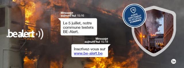 Test grandeur nature de Be Alert 