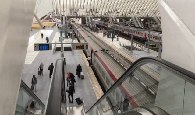 Timelapse à la gare des Guillemins