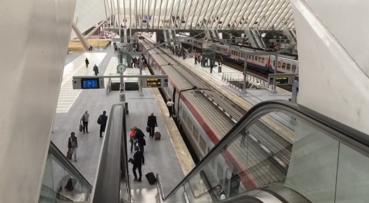 Timelapse à la gare des Guillemins