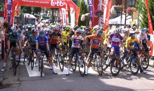 Tour de Wallonie : case départ de la 3e étape dans la Cité de l'Oie 