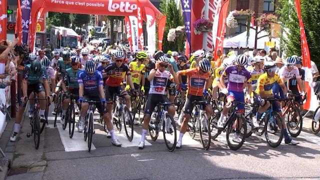 Tour de Wallonie : case départ de la 3e étape dans la Cité de l'Oie 