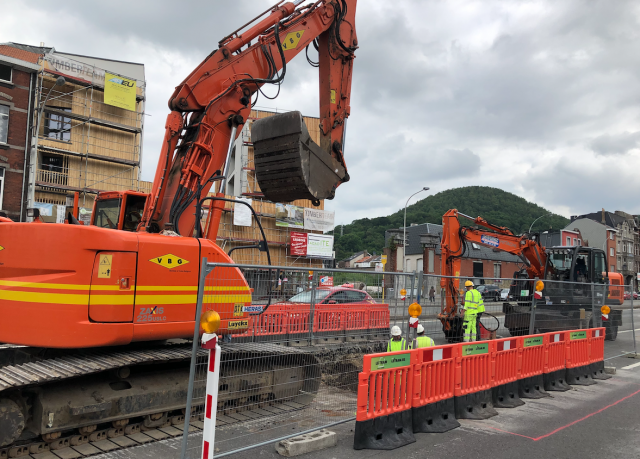 Tram : de nombreux travaux ponctuels au centre de Liège