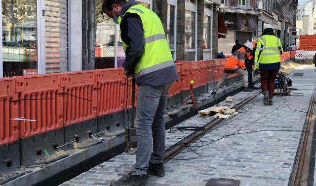 Tram En Commun S3#25 : tests à Léopold et nouveau planning sur les quais de Coronmeuse