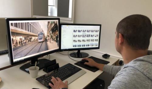 Tram En Commun S3#4 : les images 3D de Miysis placent le tram dans la ville 