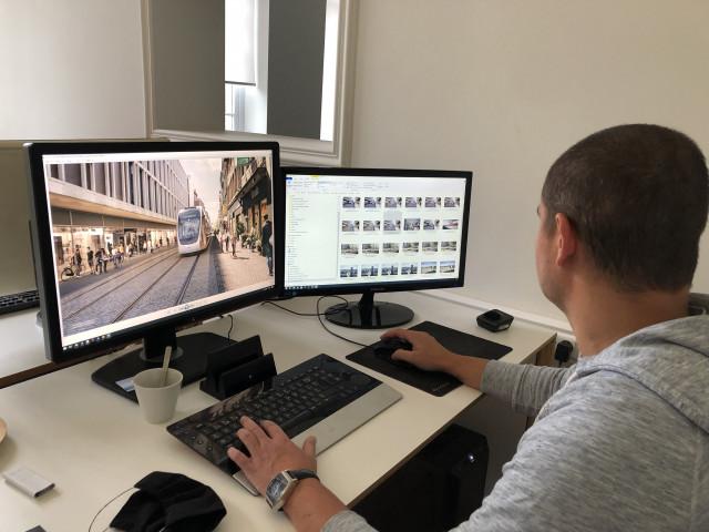 Tram En Commun S3#4 : les images 3D de Miysis placent le tram dans la ville 