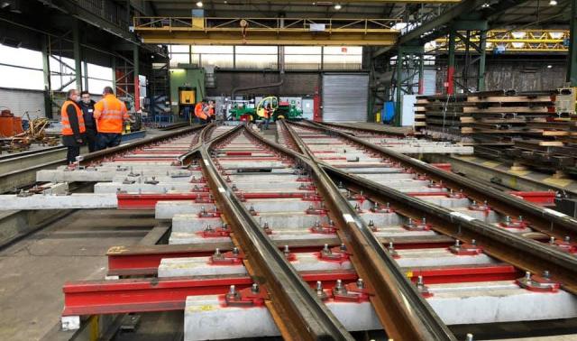 Tram En Commun S3#6 : les aiguillages du tram, fabriqués au Grand-Duché de Luxembourg 