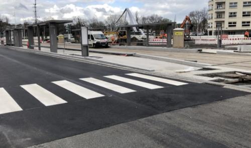 Tram en Commun S6#25 : couches d'usure et rails dans l'hyper-centre