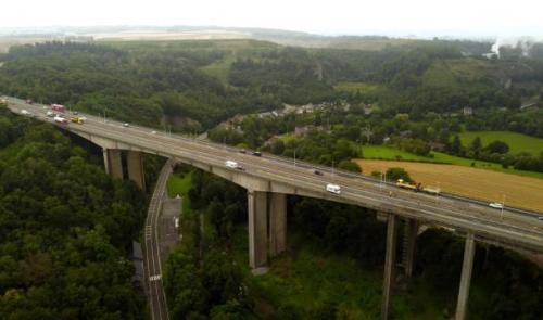Travaux de réhabilitation du viaduc de Huccorgne 
